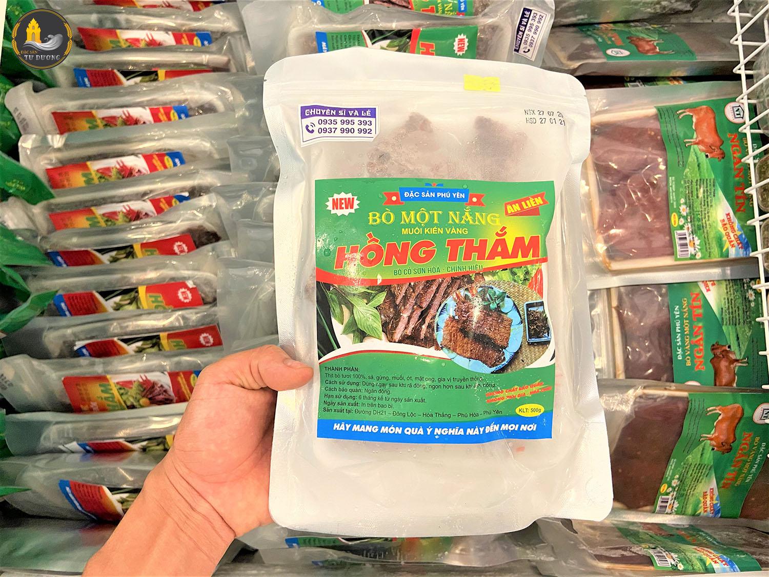 Bò một nắng muối kiến vàng Hồng Thắm