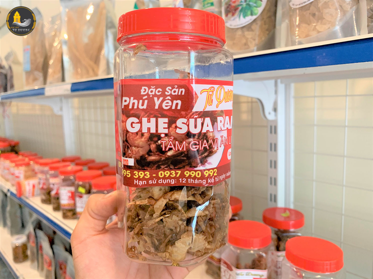 Ghẹ sữa ram ăn liền