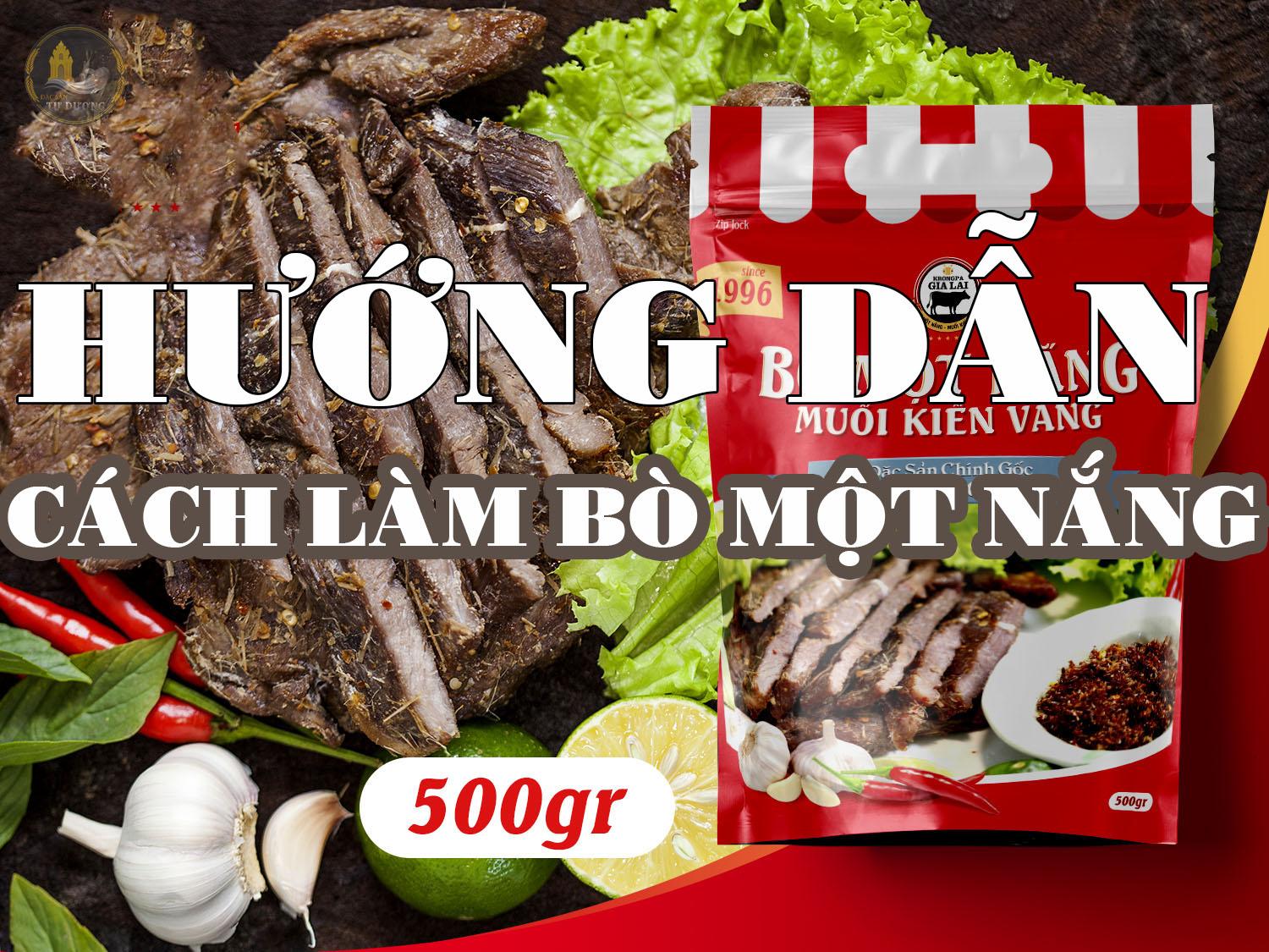 Hướng dẫn cách làm bò một nắng